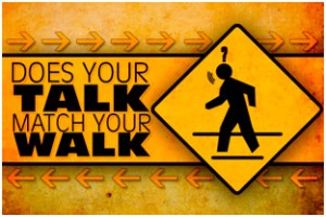 walk the walk - crisis communications